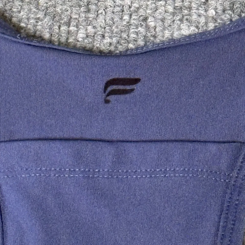 Fabletics Sports Bra Medium‎ Blue Impact Racerback Workout Gym Yoga unpadded